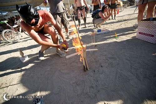 The Man burns early (photo by Neil Girling)