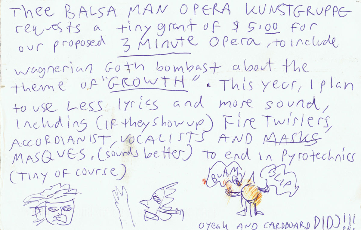 Balsa Opera by Fred (front)
