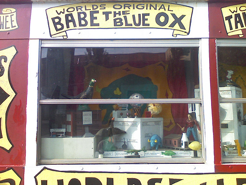 World's smallest version of Babe, the Blue Ox
